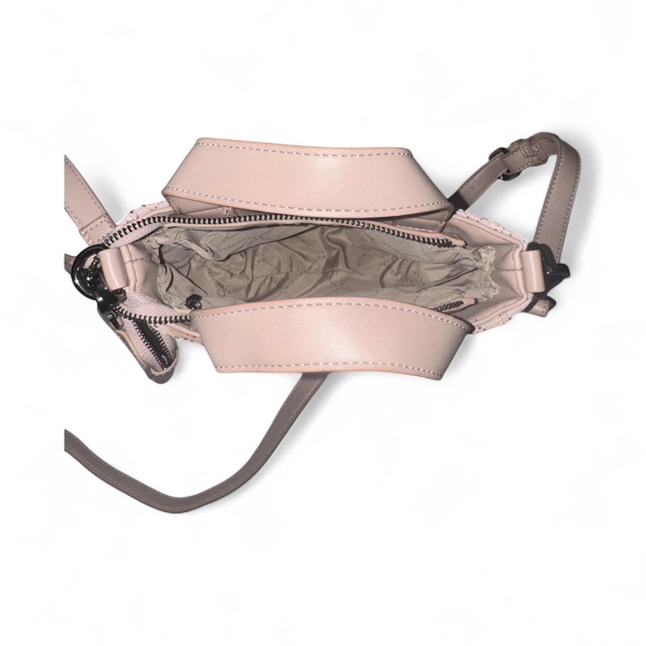 Steve Madden Pink Cross-body with keychain card holder- Pre-Owned