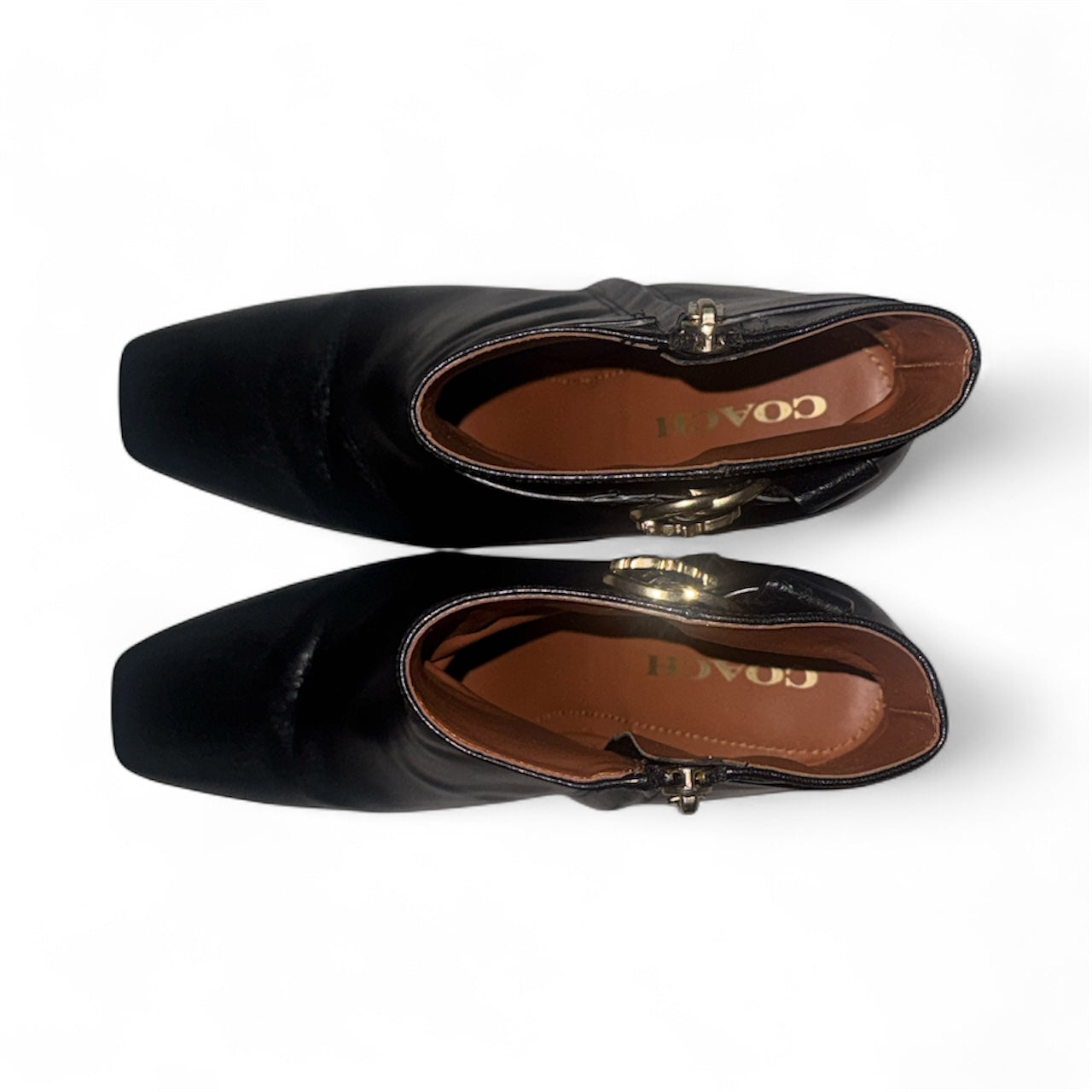 Coach Teri Leather Bootie Size 9- Pre-Owned