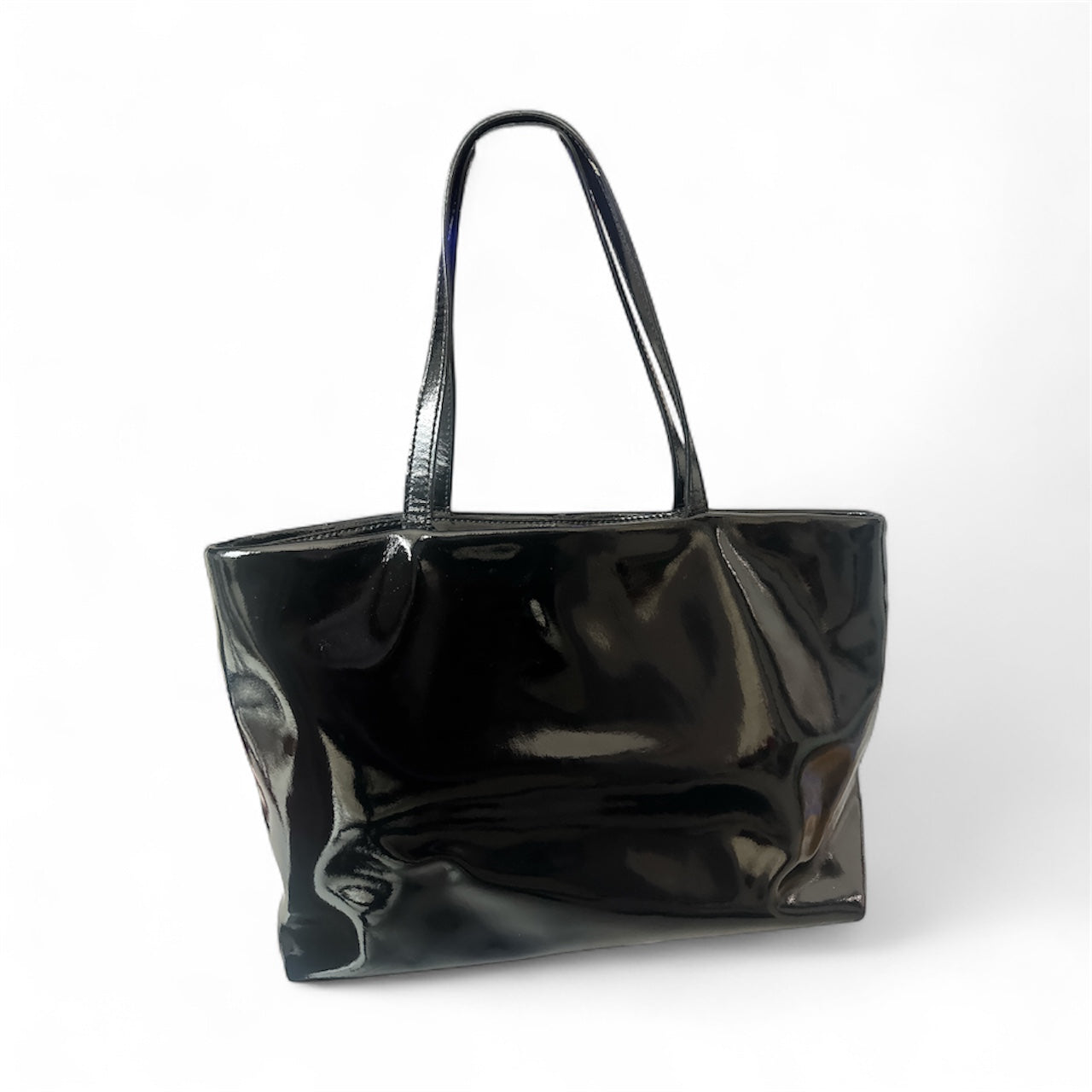 Kate Spade Black Patent Leather Bow Tote