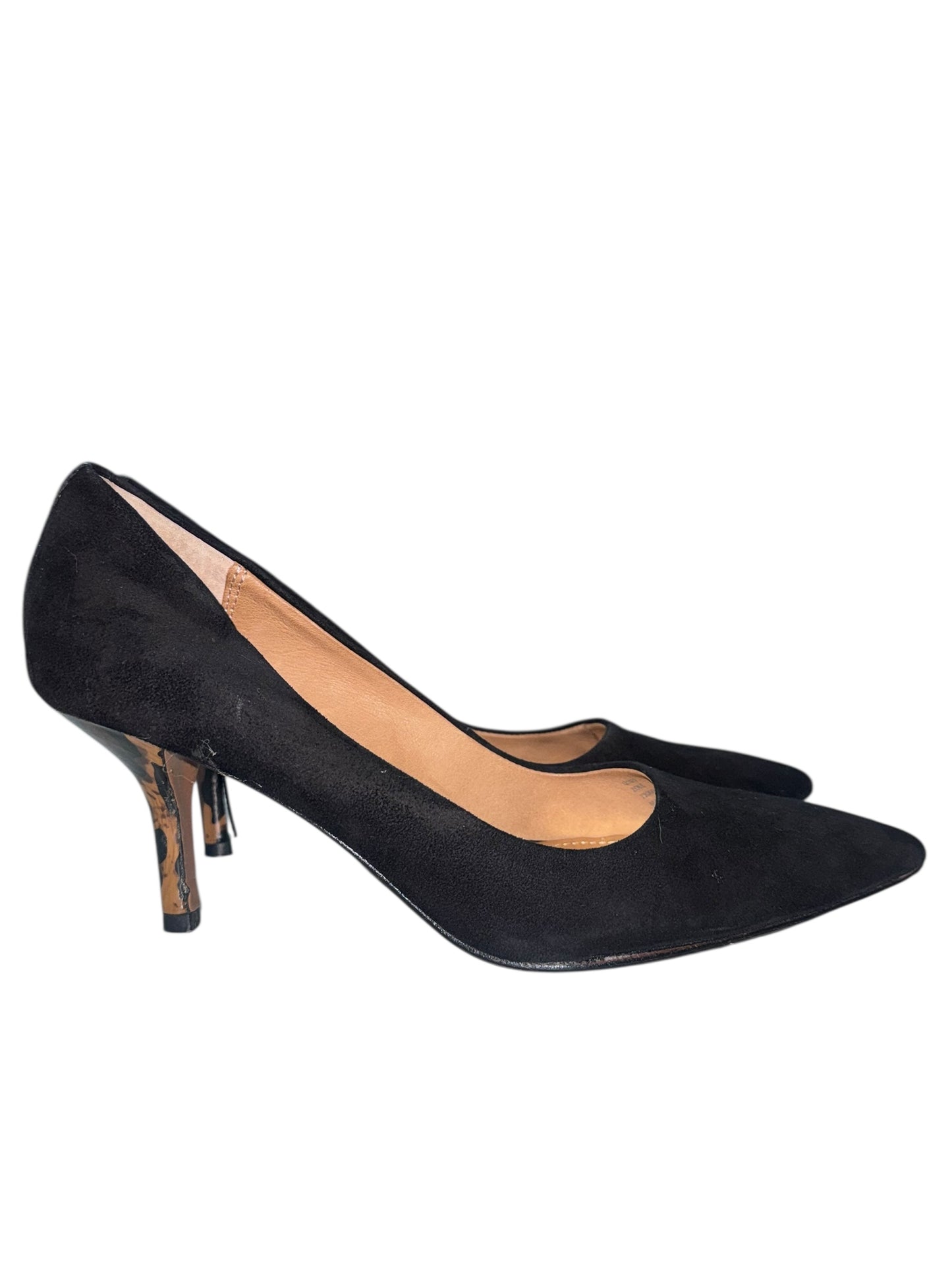 Coach Black Suede Pumps size 6.5- Pre-owned