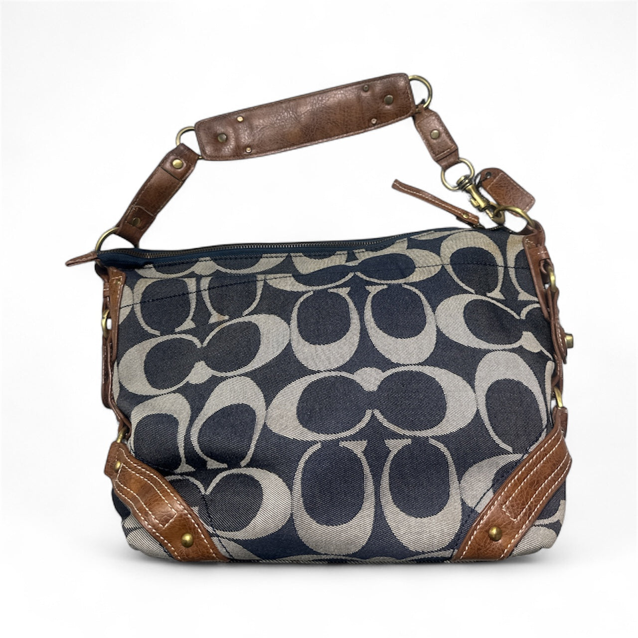 Coach denim y2k shoulder bag- Pre-Owned