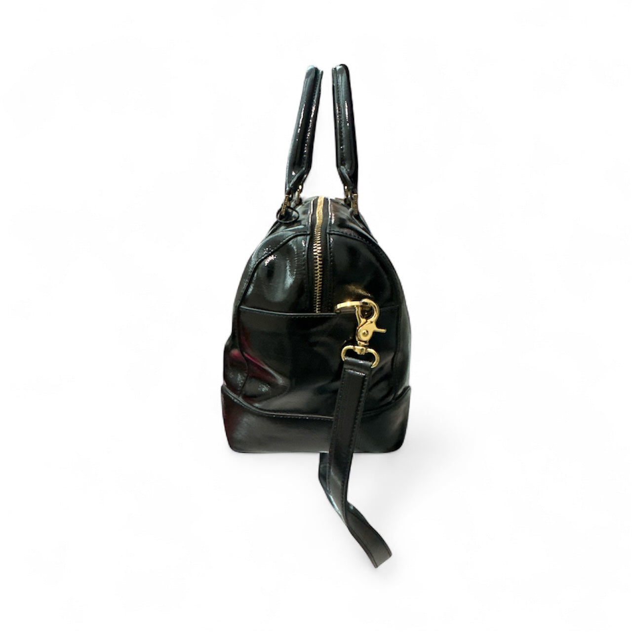 Tory Burch Black Patent Satchel/Shoulder bag