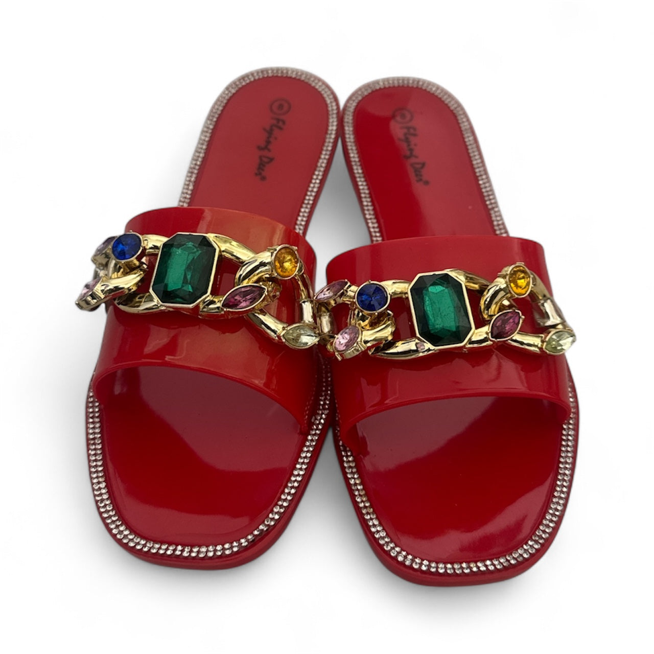 Flying Deer Sandals Size, Red,Purple, White - Brand new