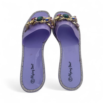 Flying Deer Sandals Size, Red,Purple, White - Brand new