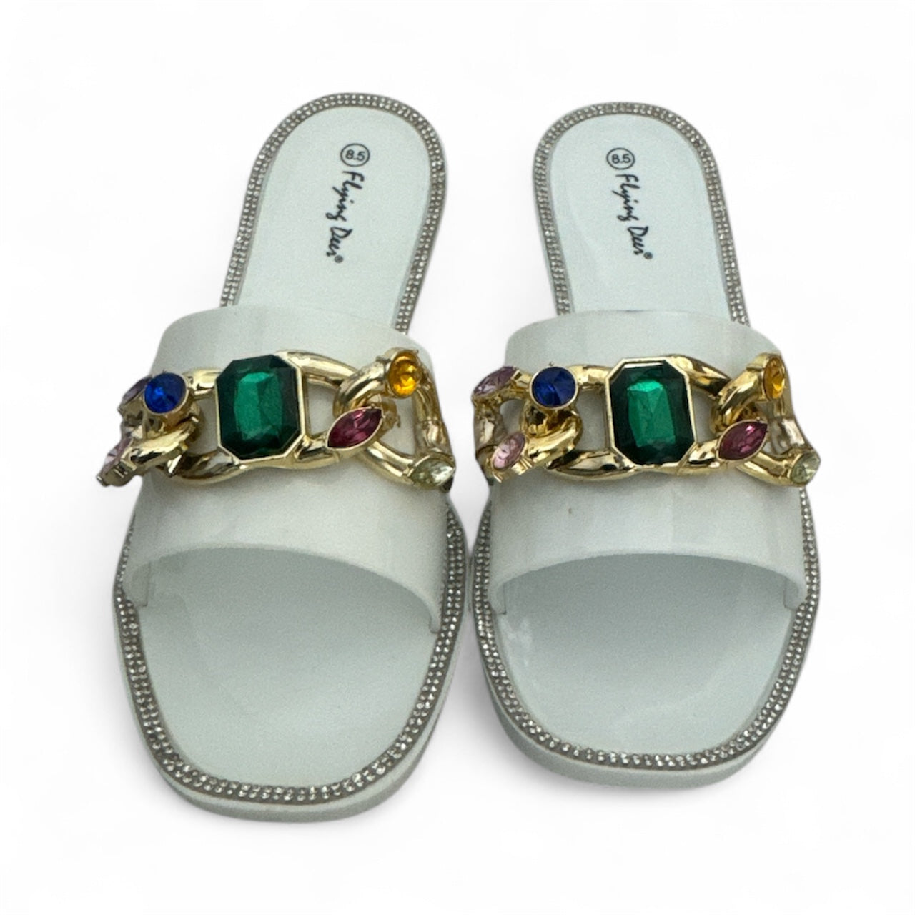 Flying Deer Sandals Size, Red,Purple, White - Brand new