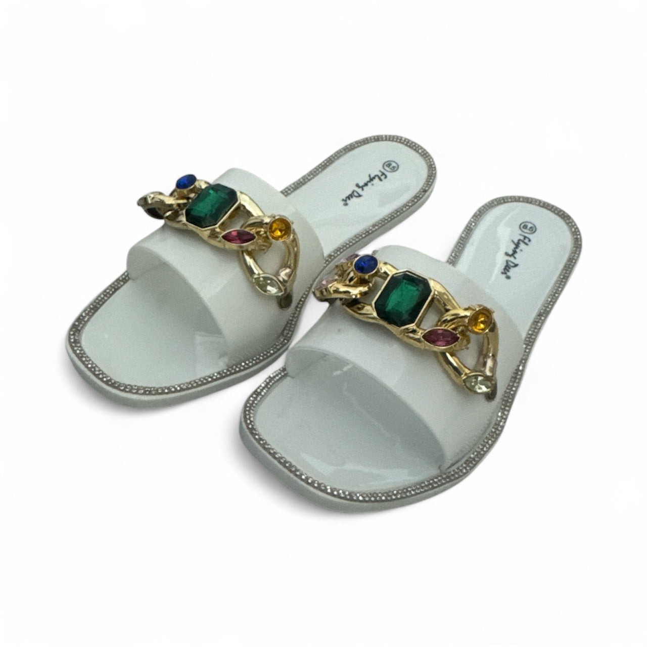 Flying Deer Sandals Size, Red,Purple, White - Brand new