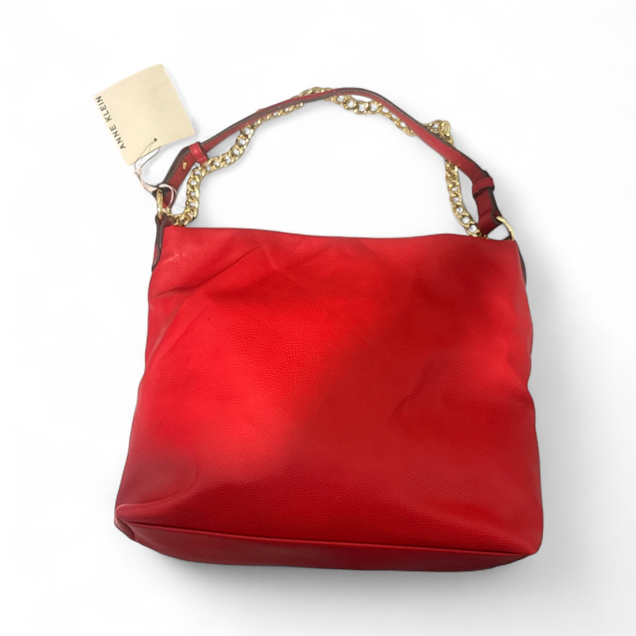 Anne Klein Red Hobo Bag and Ankle Boots Bundle Size 8- Pre-owned